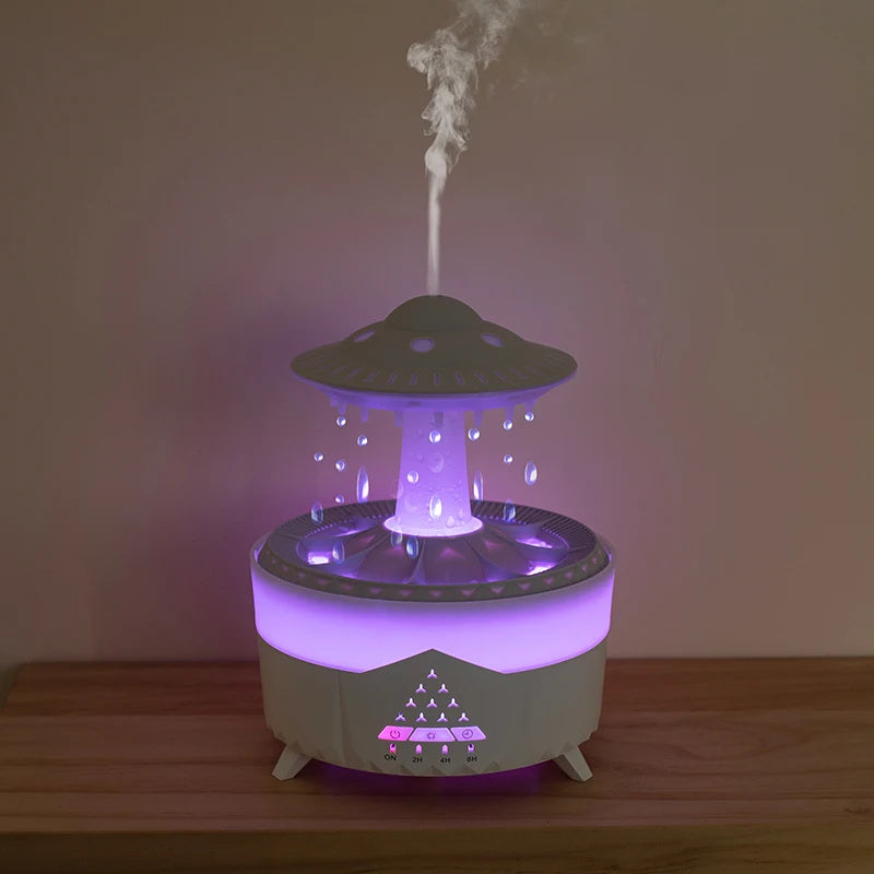 UFO Raindrop Humidifier desktop – USB Oil Aroma Diffuser bedroom