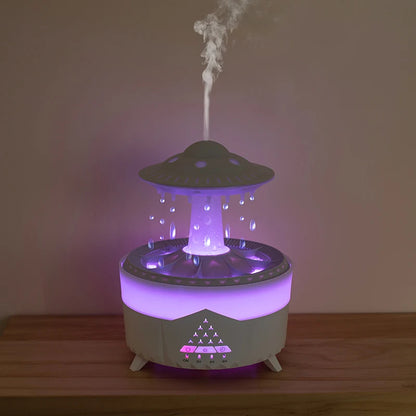 UFO Raindrop Humidifier desktop – USB Oil Aroma Diffuser bedroom