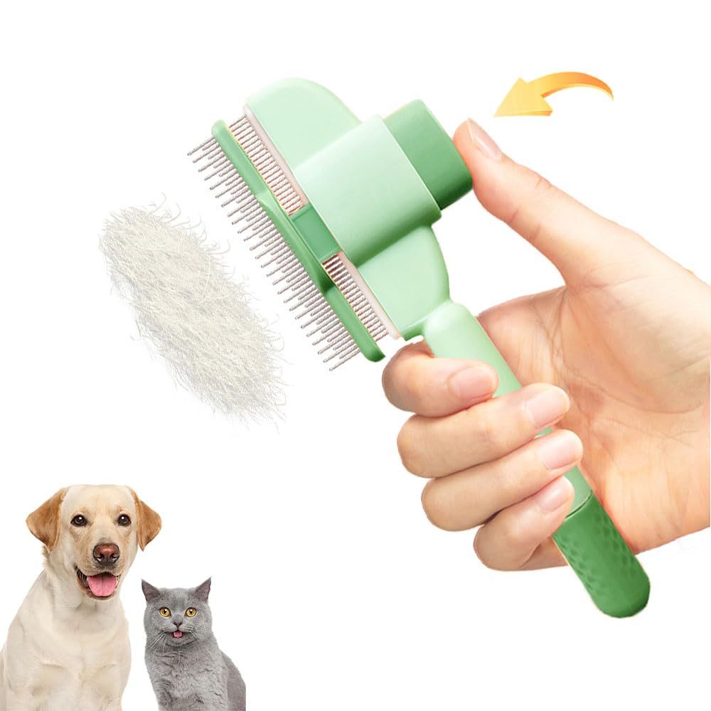 Pet Comb For Dogs And Cats With Release Button