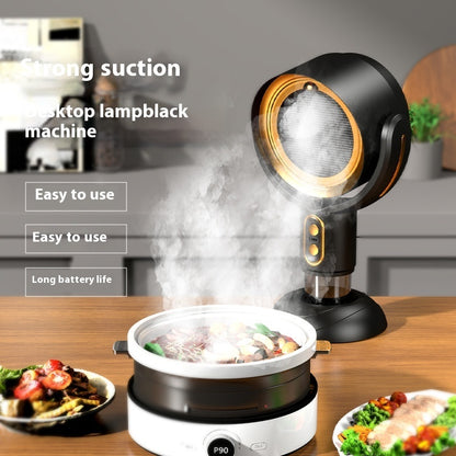 Portable Desktop Range Hood Anion Smoke Removal Air Purification