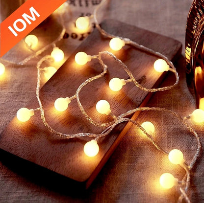 10M Party Balcony LED Lights – USB/Battery Fairy Garland