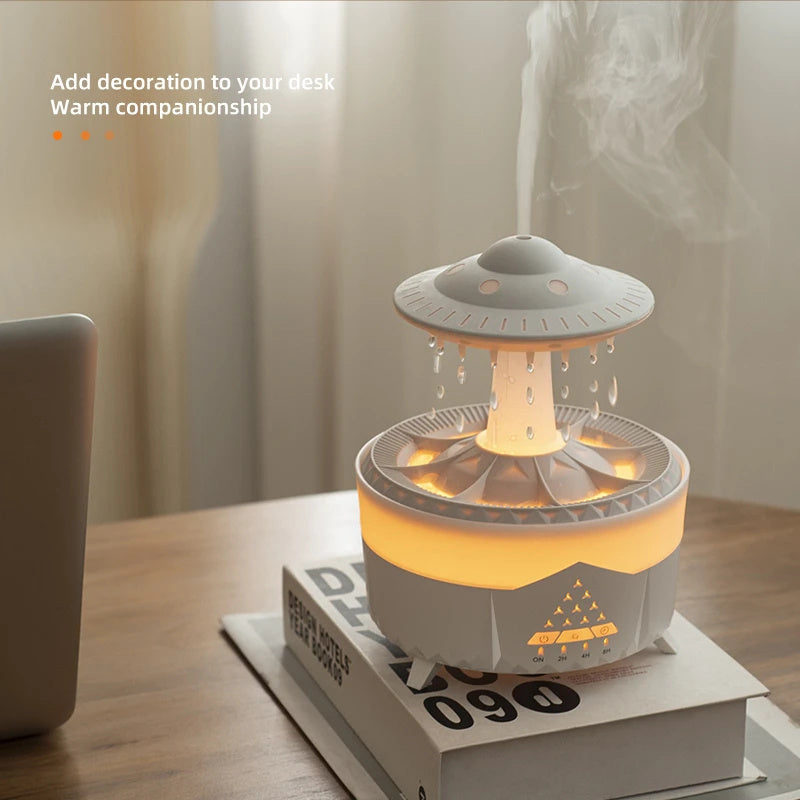 UFO Raindrop Humidifier desktop – USB Oil Aroma Diffuser bedroom