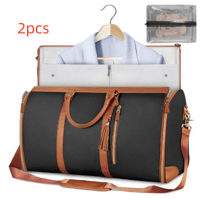 Travel Handbag Women's Folding Suit Bag Waterproof