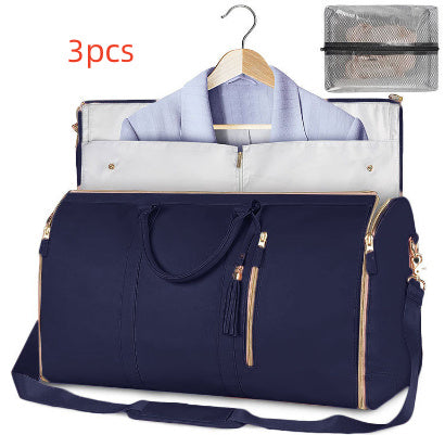 Travel Handbag Women's Folding Suit Bag Waterproof