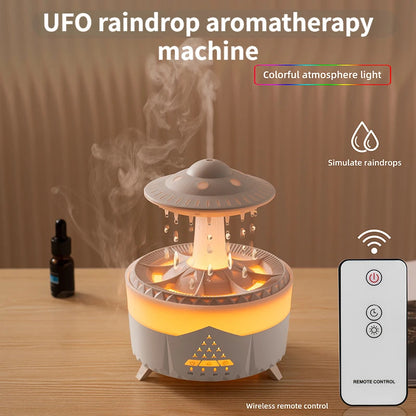 UFO Raindrop Humidifier desktop – USB Oil Aroma Diffuser bedroom