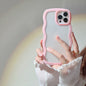 Tech Wave Border Solid Color Candy Mobile Phone Case