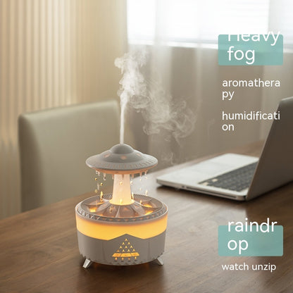 UFO Raindrop Humidifier desktop – USB Oil Aroma Diffuser bedroom