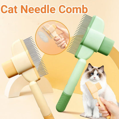 Pet Comb For Dogs And Cats With Release Button